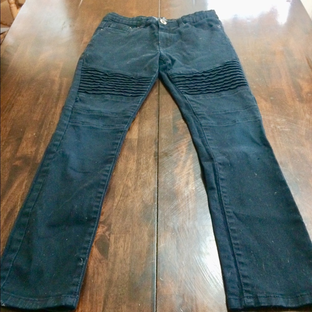 Black flex jeans
